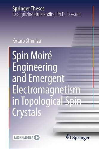 Spin Moiré Engineering and Emergent Electromagnetism in Topological Spin Crystals
