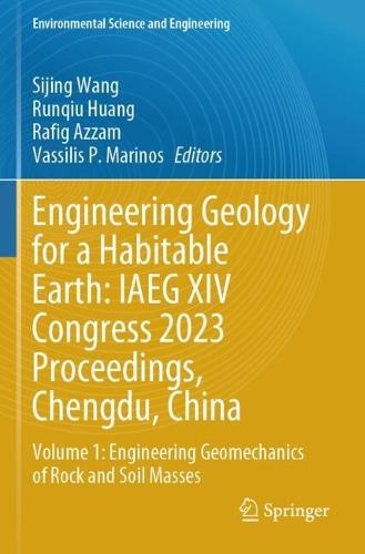 Engineering Geology for a Habitable Earth: IAEG XIV Congress 2023 Proceedings, Chengdu, China: Volume 1: Engineering Geomechanics of Rock and Soil Masses