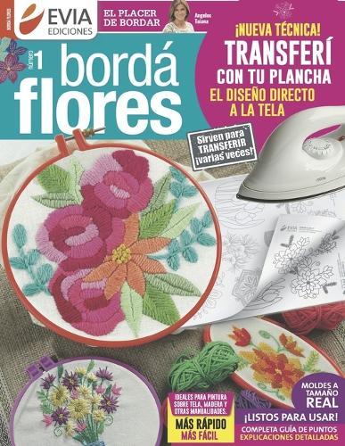 Borda flores numero 1: El placer de bordar
