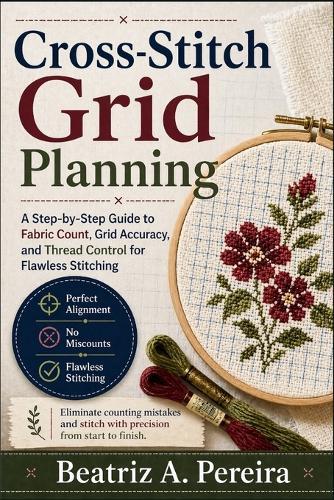 Cross-Stitch Grid Planning: Clear instructions for even weave thread counts, grid intersections, and thread separation