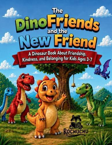 The DinoFriends and the New Friend: A Dinosaur Book About Friendship, Kindness, and Belonging for Kids Ages 3-7