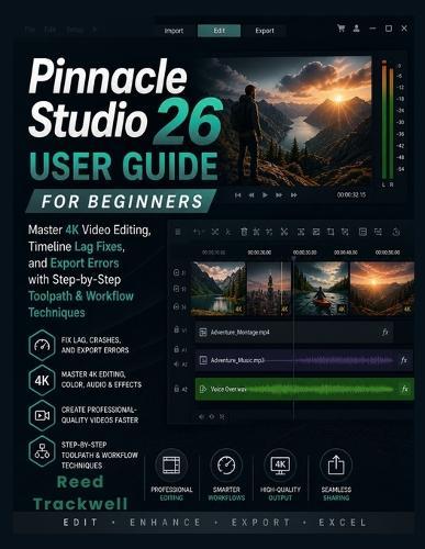 Pinnacle Studio 26 User Guide for Beginners: Master 4K Video Editing, Timeline Lag Fixes, and Export Errors with Step-by-Step Toolpath & Workflow Techniques