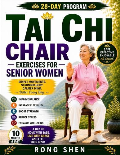 Tai Chi Chair Exercises For Senior Women: A Safe, Gentle 28-Day Seated Program to Improve Balance, Increase Flexibility, Build Strength, and Feel Confident Every Day