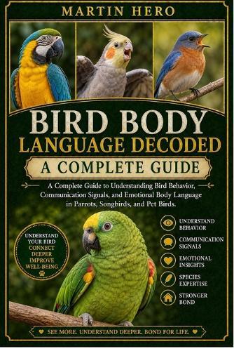 Bird Body Language Decoded: A Complete Guide to Understanding Bird Behavior, Communication Signals, and Emotional Body Language in Parrots, Songbirds, and Pet Birds.