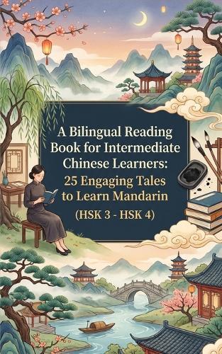 HSK 3 - HSK 4 Bilingual Reading Book for Intermediate Chinese Learners: Big Collection of 25 Engaging Tales to Learn Mandarin (5 Book in 1)