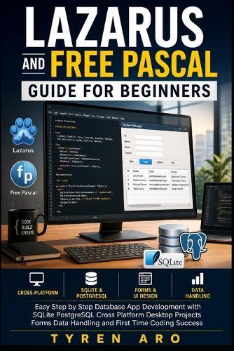 Lazarus and Free Pascal Guide for Beginners: Easy Step by Step Database App Development with SQLite PostgreSQL Cross Platform Desktop Projects Forms Data Handling and First Time Coding Success