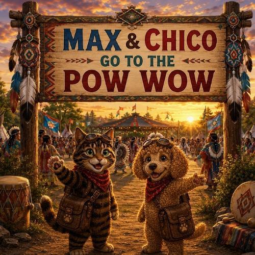 Max & Chico go to the POW WOW
