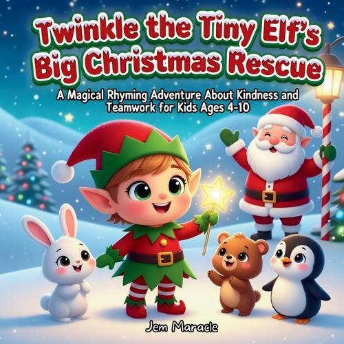 Twinkle the Tiny Elf's Big Christmas Rescue: A Magical Rhyming Adventure About Kindness and Teamwork for Kids Ages 4-10