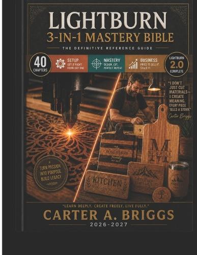 The Lightburn 3-In-1 Mastery Bible 2026: Complete Software Setup & Interface Mastery Professional Laser Cutting & Engraving Projects Bible Business, Advanced Techniques & Expert Workflows