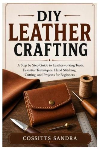 DIY Leather Crafting: A Step by Step Guide to Leatherworking Tools, Essential Techniques, Hand Stitching, Cutting, and Projects for Beginners