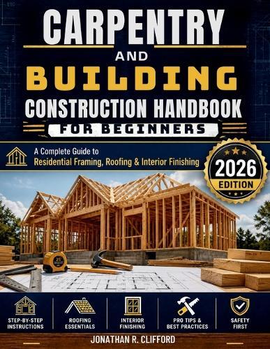 Carpentry and Building Construction Handbook for Beginners: A Complete Guide to Residential Framing, Roofing & Interior Finishing