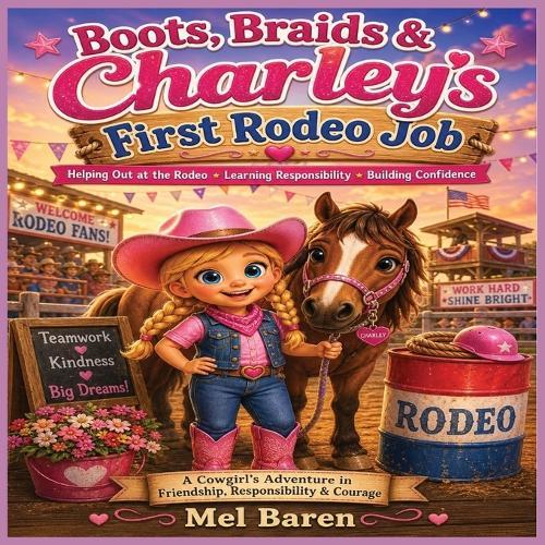 Title Boots, Braids & Charley's First Rodeo Job: A Heartwarming Rodeo Story About Helping Out, Learning Responsibility, and Finding Confidence Behind the Scenes Kids Ages 3-8 8.5 x 8.5 29 Pages