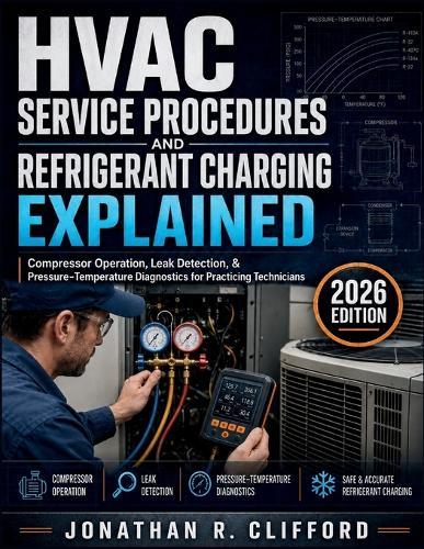 HVAC Service Procedures and Refrigerant Charging Explained: Compressor Operation, Leak Detection, & Pressure-Temperature Diagnostics for Practicing Technicians
