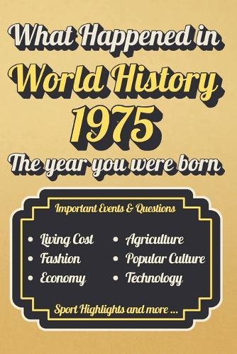 What happened in world history 1975: The year you were born l A year to remember 1975 l Important Events, Sports Highlights, Technological Advances, Cost of Living Changes and More..