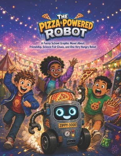 The Pizza Powered Robot: A Funny School Graphic Novel for Kids About Friendship, Science Fair Chaos, and One Very Hungry Robot