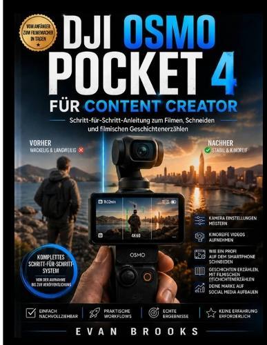 Dji Osmo Pocket 4 Für Content-Ersteller: Schritt-für-Schritt-Anleitung zum Filmen, Schneiden und filmischen Geschichtenerzählen