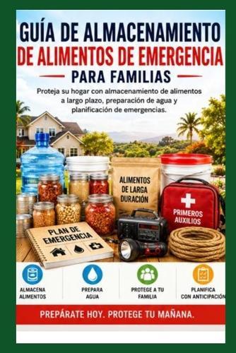 Guía de almacenamiento de alimentos de emergencia para familias: Protege tu hogar con almacenamiento de alimentos a largo plazo, preparación de agua y planificación de emergencias