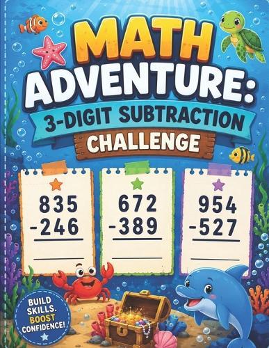 Math Adventure: 3-Digit Subtraction Challenge: Engaging Vertical Subtraction Worksheets