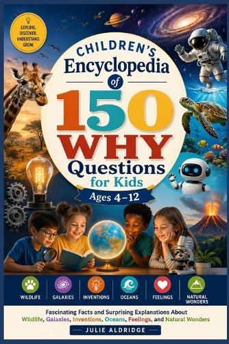 Children's Encyclopedia of 150 Why Questions for Kids Ages 4-12: Fascinating Facts and Surprising Explanations About Wildlife, Galaxies, Inventions, Oceans, Feelings, and Natural Wonders