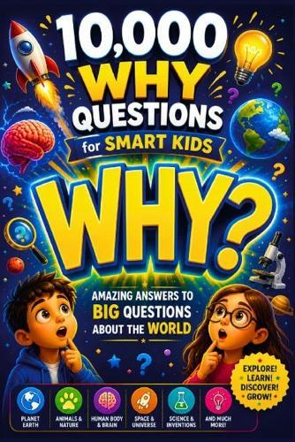 10000 Whys Questions for Kids: Amazing Answers to Big Questions About the World, Science, Space, Animals, and the Human Body