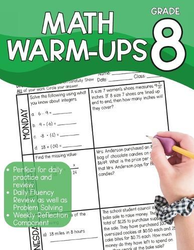 Daily Warm-Ups: Math for Eighth Grade: Fluency, Problem Solving and Critical Thinking