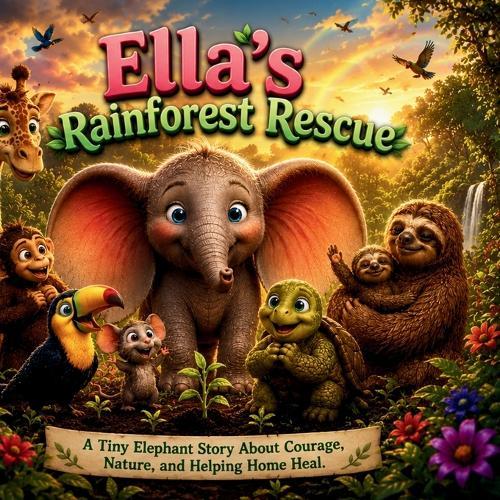 Ella's Rainforest Rescu: A Heartwarming Picture Book About Courage, Teamwork, Nature, and Helping After a Storm