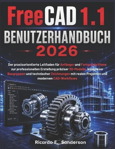 FreeCAD 1.1 BENUTZERHANDBUCH 2026: Der praxisorientierte Leitfaden für Anfänger und Fortgeschrittene zur professionellen Erstellung präziser 3D-Modelle, komplexer Baugruppen und technischer Zeichnungen mit realen Projekten und modernen CAD-Workflows