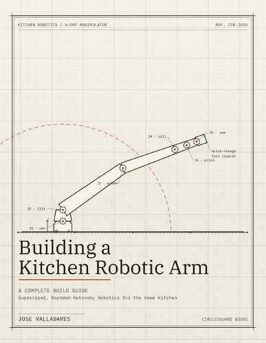 Building a Kitchen Robotic Arm: A Complete Build Guide: Supervised, Bounded-Autonomy Robotics for the Home Kitchen