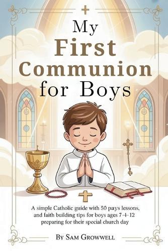 My First Communion For Boys: A Simple Catholic Guide With 50 Prayers, Bible Lessons, and Faith Building Tips for Boys Ages 7-12 Preparing for Their Special Church Day