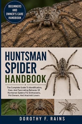 Huntsman Spider Handbook: The Complete Guide To Identification, Care, And Fascinating Behavior Of Huntsman Spiders For Enthusiasts, Pet Owners, And Arachnid Lovers