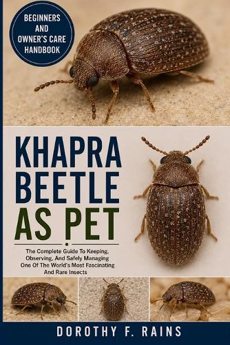 Khapra Beetle as Pet: The Complete Guide To Keeping, Observing, And Safely Managing One Of The World's Most Fascinating And Rare Insects
