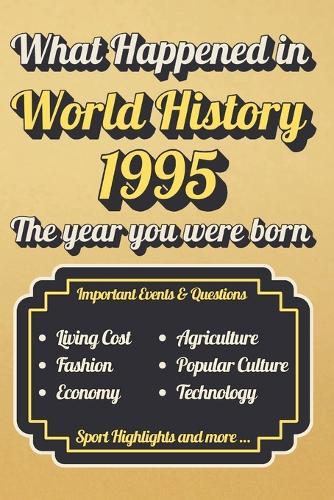 What Happened in World History 1995 The Year You Were Born: Back in 1995, Major Events, Culture, Technology, Economy, Sports & Cost of Living