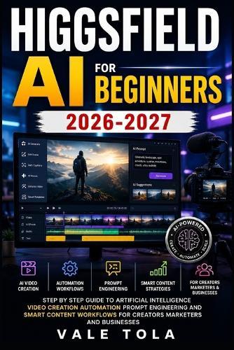 Higgsfield AI for Beginners: Step by Step Guide to Artificial Intelligence Video Creation Automation Prompt Engineering and Smart Content Workflows for Creators Marketers and Businesses