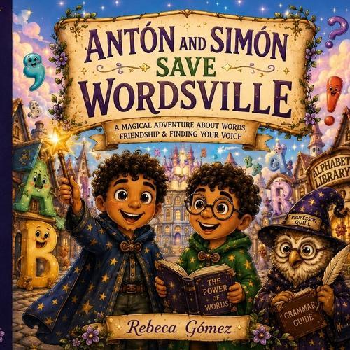 Antón and Simón Save Wordsville: The Word Wizard's First Adventure