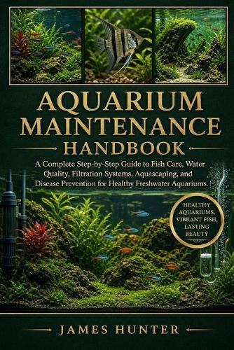 Aquarium Maintenance Handbook: A Complete Step-by-Step Guide to Fish Care, Water Quality, Filtration Systems, Aquascaping, and Disease Prevention for Healthy Freshwater Aquariums.