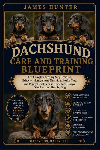 Dachshund Care and Training Blueprint: The Complete Step-by-Step Training, Behavior Management, Nutrition, Health Care, and Puppy Development Guide for a Happy, Obedient, and Healthy Dog.