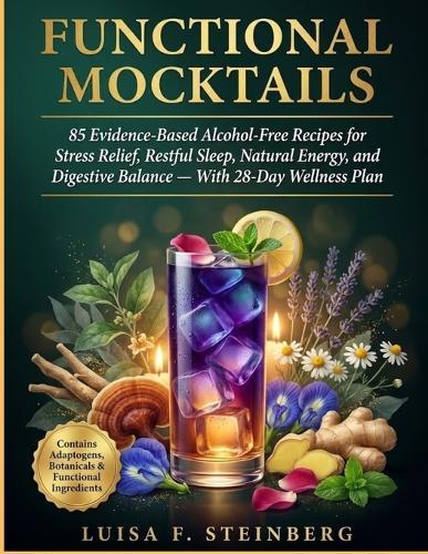 Functional Mocktails: 85 Evidence-Based Alcohol-Free Recipes for Stress Relief, Restful Sleep, Natural Energy, and Digestive Balance With 28-Day Wellness Plan