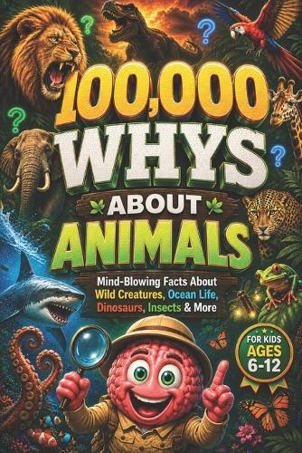 100,000 WHYS About Animals: Mind-Blowing Facts About Wild Creatures, Ocean Life, Dinosaurs, Insects & More, 100000 whys kids book, building the ultimate brain 100000 why (encyclopedia for kids)