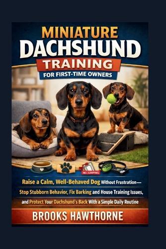 Miniature Dachshund Training for First-Time Owners: Raise a Calm, Well-Behaved Dog Without Frustration-Stop Stubborn Behavior, Fix Barking and House Training Issues, and Protect Your Dachshund's Back With a Simple Daily Routine