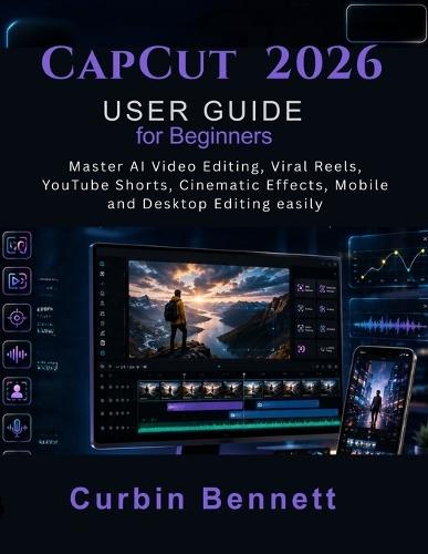 CapCut 2026 User Guide for Beginners: Master AI Video Editing, Viral Reels, YouTube Shorts, Cinematic Effects, Mobile and Desktop Editing easily