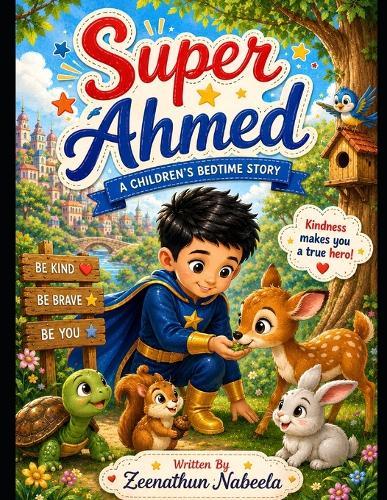 Super Ahmed: A Children's Bedtime Story: A Fun and Heartwarming Adventure Story for Kids Ages 3-7 Featuring Wild Animals, Big Machines, Courage, Friendship and Bedtime Fun