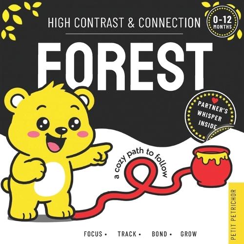 High Contrast & Connection Forest: Visual Stimulation Book for Infants Focus Tracking, Tummy Time & Parent-Baby Connection