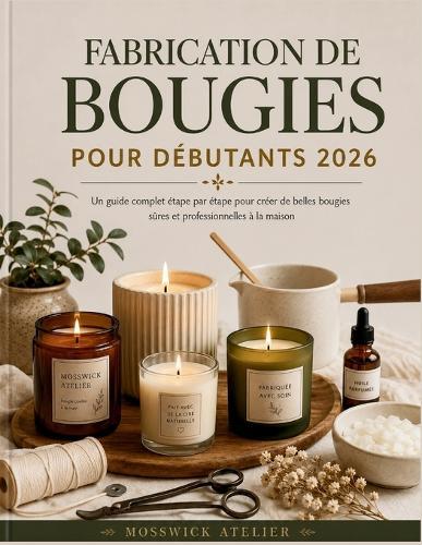 Fabrication de Bougies Pour Débutants 2026: Un guide complet étape par étape pour créer de belles bougies sûres et professionnelles à la maison