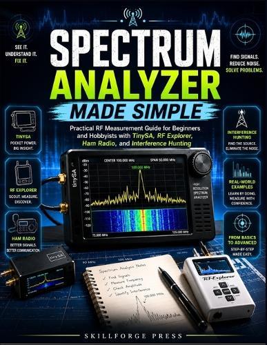 Spectrum Analyzer Made Simple: Practical RF Measurement Guide for Beginners and Hobbyists with TinySA, RF Explorer, Ham Radio, and Interference Hunting