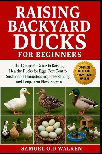 Raising Backyard Ducks for Beginners: The Complete Guide to Raising Healthy Ducks for Eggs, Pest Control, Sustainable Homesteading, Free-Ranging, and Long-Term Flock Success