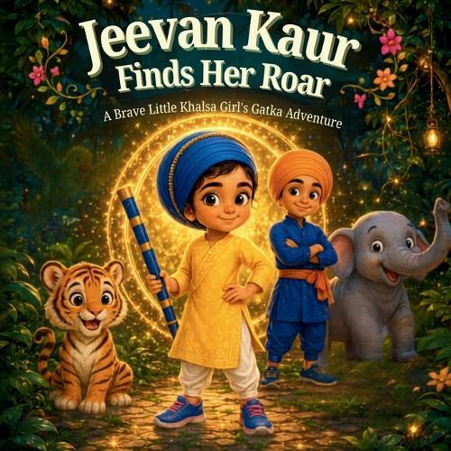 Jeevan Kaur Finds Her Roar: A Brave Little Khalsa Girl's Heartwarming Story About Courage, Confidence, Gatka, and Taking One Brave Step