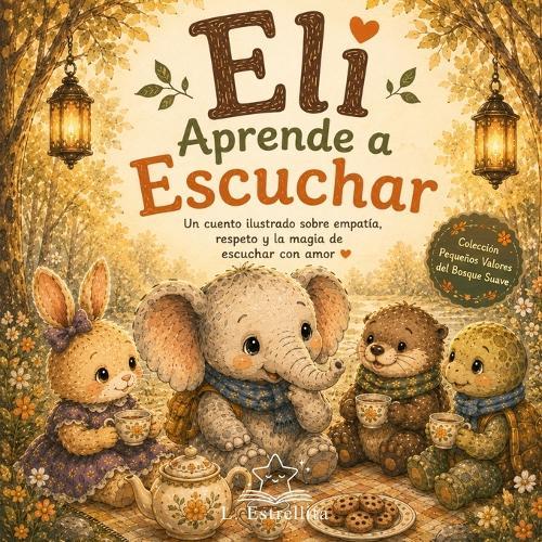 Eli el Elefante Aprende a Escuchar: Un cuento ilustrado infantil sobre empatía, respeto y la magia de escuchar con amor Libro emocional para niños de 3 a 6 años