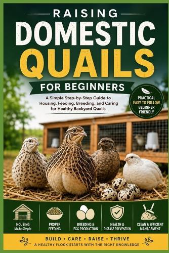 Raising Domestic Quails for Beginners: A Simple Step-by-Step Guide to Housing, Feeding, Breeding, and Caring for Healthy Backyard Quails
