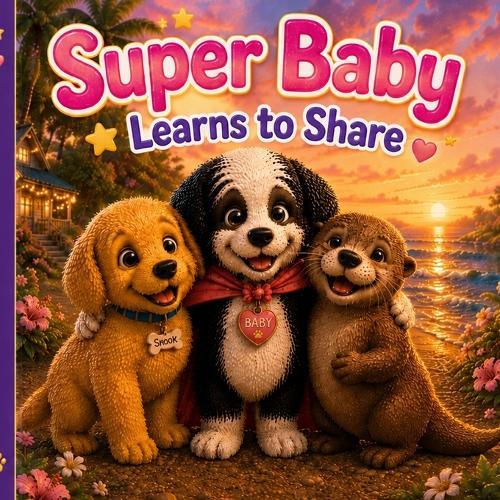 Super Baby Learns to Share: A Children's Story Inspired by Friendship, Kindness, and a Little River Otter.