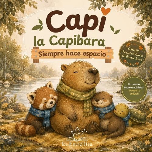 Capi la Capibara Siempre Hace Espacio: Cuento ilustrado infantil sobre amabilidad, empatía e inclusión para niños de 3 a 6 años